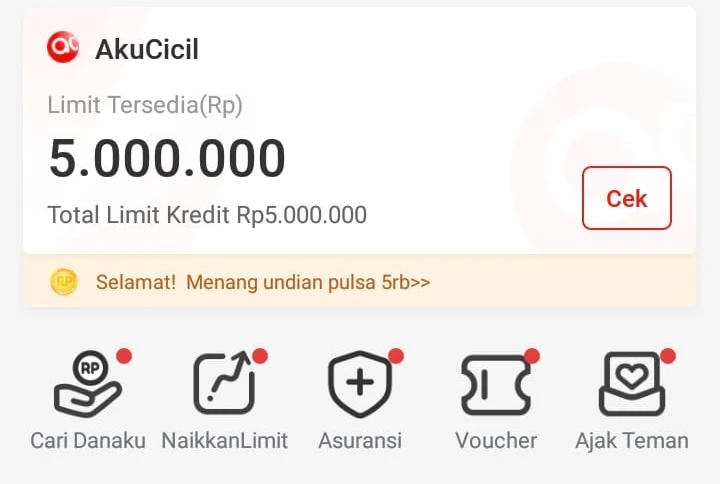 Cara Mencairkan Limit Akulaku