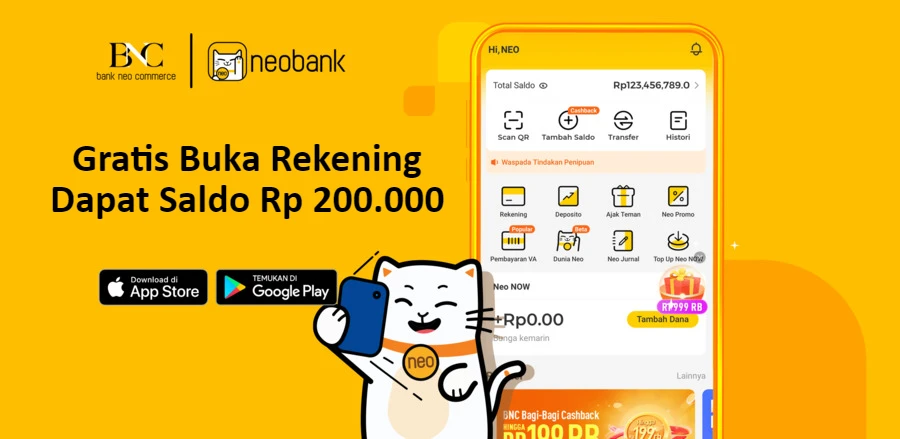 Cara Daftar NeoBank